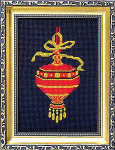 Bobbie G Designs - Elegant Red Ornament MAIN