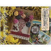 Summer House Stitche Workes - Postcards From The Heart - #5 Flora THUMBNAIL
