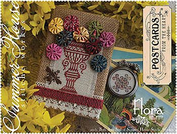 Summer House Stitche Workes - Postcards From The Heart - #5 Flora MAIN