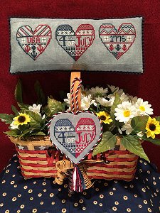 Scissor Tail Designs - Patriotic Hearts MAIN