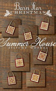 Summer House Stitche Workes - Barn Star Christmas MAIN