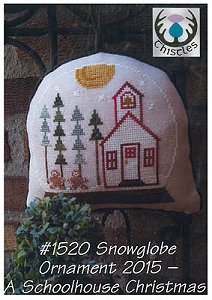 Thistles - Snowglobe Ornament 2015 A Schoolhouse Christmas MAIN