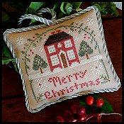 Little House Needleworks - The Sampler Tree Ornament Series - #10 Merry Christmas THUMBNAIL