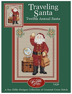 Sue Hillis Designs - Traveling Santa MAIN