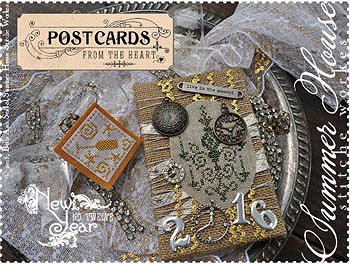 Summer House Stitche Workes - Postcards From The Heart - #12 New Year MAIN