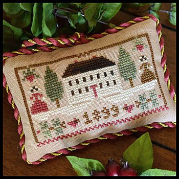 photo of Little House Needleworks - The Sampler Tree Ornament Series #11 - Christmas In The Country Cross Stitch MAIN