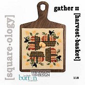 cover of Just Another Button Company - Square.ology - Harvest Basket 118 Cross Stitch THUMBNAIL