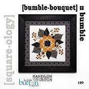 cover of Just Another Button Company - Square.ology - Bumble Bouquet 120 cross stitch pattern THUMBNAIL