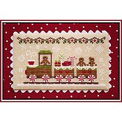 Country Cottage Needleworks - Gingerbread Village #1 - Gingerbread Train THUMBNAIL