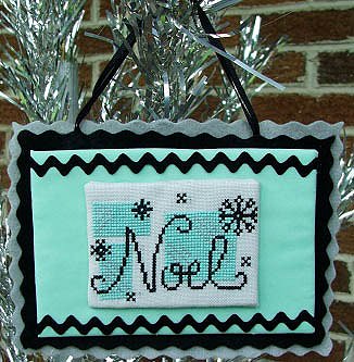cover of Misty Hill Studio - A Mid-Century Modern Christmas Series - Noel Cross Stitch MAIN