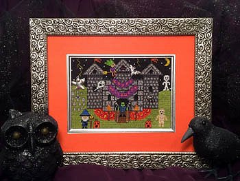 picture of Flowers 2 Flowers - Halloween Monster Bash cross stitch MAIN