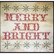 cover of Death By Thread - Merry and Bright cross stitch pattern THUMBNAIL