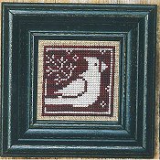 cover of Bent Creek - Winter Redbird & White cross stitch THUMBNAIL