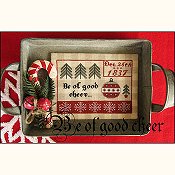 cover of The Scarlett House - Be of Good Cheer cross stitch pattern THUMBNAIL