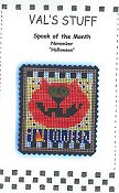 cover of Val's Stuff - Spook of the Month - November - Halloween cross stitch THUMBNAIL