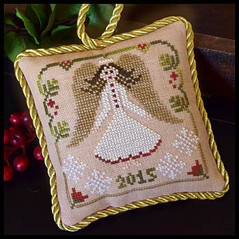 Little House Needleworks - The Sampler Tree Ornament Series - #12 Christmas Angel MAIN