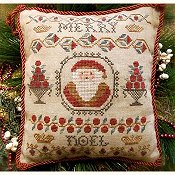 Homespun Elegance - Cinnamon Stick Santa XXVI - Merry Noel Sampler Santa THUMBNAIL