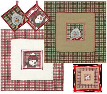X's & Oh's - Snow Plaid Pair MAIN