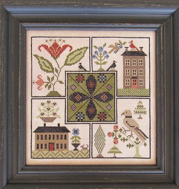 the scarlett house cross stitch