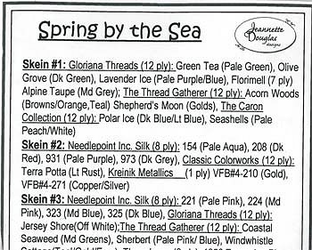 Jeannette Douglas Designs - Spring By The Sea Embellishment Pack MAIN