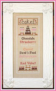 Country Cottage Needleworks - Cake Menu MAIN