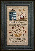 Little House Needleworks - Four Freedoms THUMBNAIL