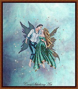 Cross Stitching Art - Dancing In The Stars MAIN