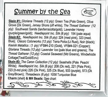 Jeannette Douglas Designs - Summer By The Sea Embellishment Pack MAIN