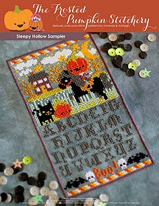 The Frosted Pumpkin Stitchery - Sleepy Hollow Sampler MAIN