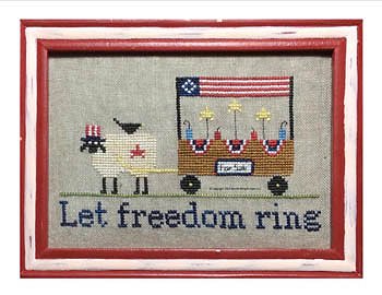 Needle Bling Designs - The Sheep Peddler - Let Freedom Ring MAIN