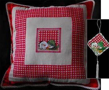 X's & Oh's - Snow Plaid Siblings MAIN
