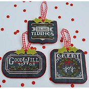 Hands On Design - Chalkboard Ornaments - Christmas Collection Part 2 THUMBNAIL