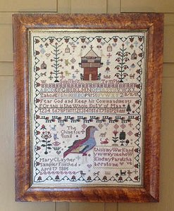 Merry Wind Farm - Mary Clay 1805 The Chinese Quail Sampler MAIN