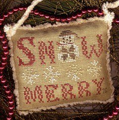 Homespun Elegance - 2016 Snowman Ornament - Snow Merry II MAIN