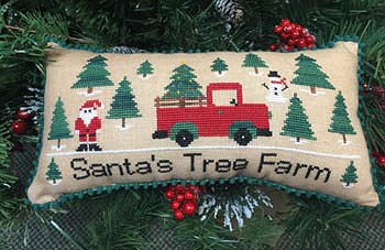 Needle Bling Designs - Santa's Tree Farm MAIN