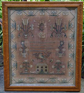 Kathy Barrick - Ann Smith - A Quaker Reproduction Sampler MAIN