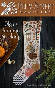 Plum Street Samplers - Olga's Autumn Stocking MAIN