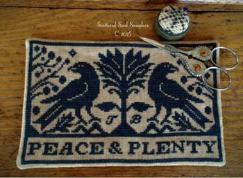 Scattered Seed Samplers - Peace & Plenty Scissor Mat MAIN
