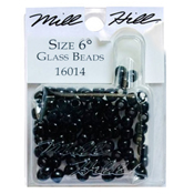 Mill Hill 16014 Black 6/0 Bead THUMBNAIL