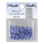 Mill Hill 16026 Crystal Blue 6/0 Bead THUMBNAIL