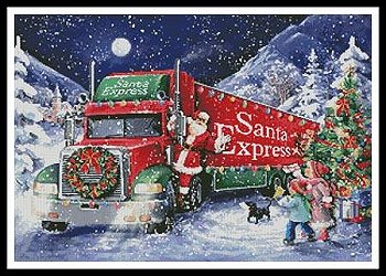 Artecy Cross Stitch - Santa Express MAIN