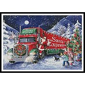 Artecy Cross Stitch - Santa Express THUMBNAIL