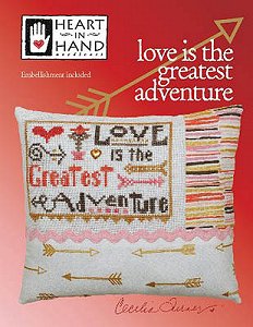 Heart In Hand Needleart - Love Is The Greatest Adventure MAIN