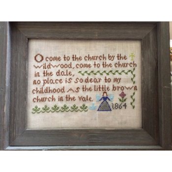 The Sampler Girl - the little brown church sampler MAIN