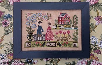 lila's studio cross stitch the anniversay