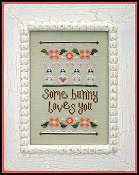 Country Cottage Needleworks - Some Bunny Loves You THUMBNAIL