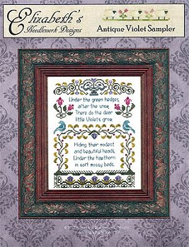 Elizabeth's Designs - Antique Violet Sampler MAIN