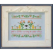 Country Cottage Needleworks - Spring In Your Step THUMBNAIL