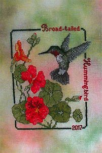 Crossed Wing Collection - Commemorative Hummingbirds of the World 2017 - Broad-tailed Hummingbird MAIN
