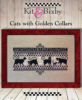 Kit & Bixby - Cats With Golden Collars MAIN